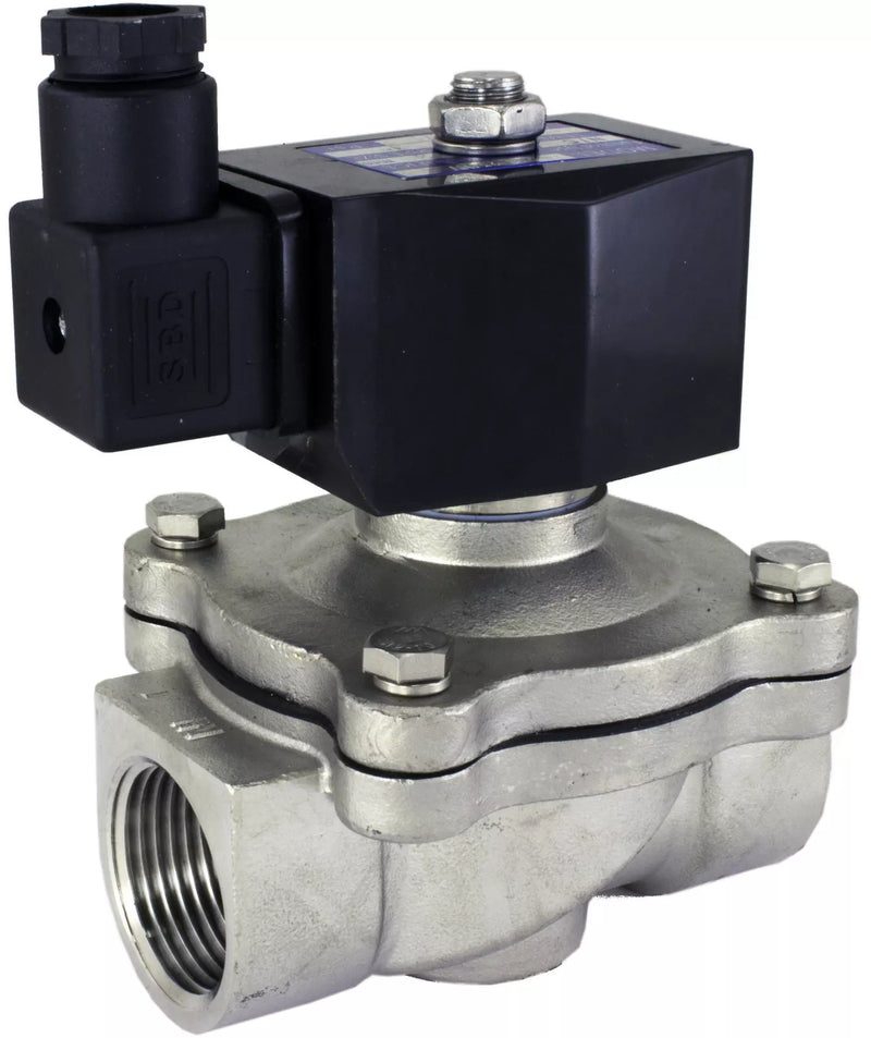 Stainless Steel Solenoid Valve – G½″ Port, Model 6230/201.7241, DC 24 V