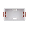 Plastic Recessed Electrical Conduit Box 3″×3″×38 mm – Flush Mount Plasterboard / Drywall