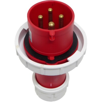 0242 IP67 Industrial Plug 4P 32A 380/415V Waterproof