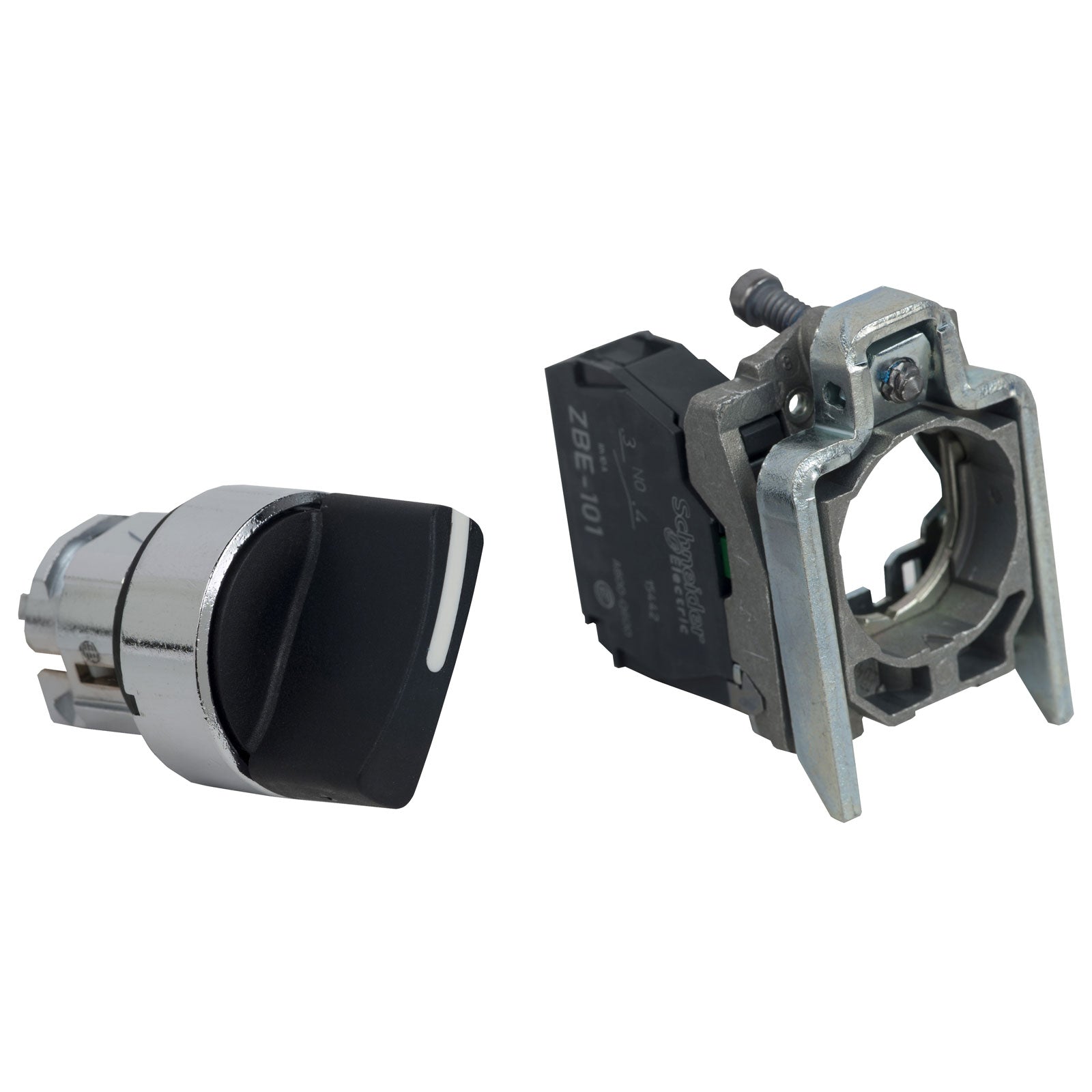 2 Position Selector Switch – XB2-BD21, Maintained Type, 22mm, Black Handle