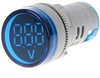 UNO Blue Indicator Light with Digital Voltage Display – 220VAC, 22mm
