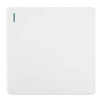 Midea T2 Series 1 Gang 3 Way Intermediate Switch - White Color