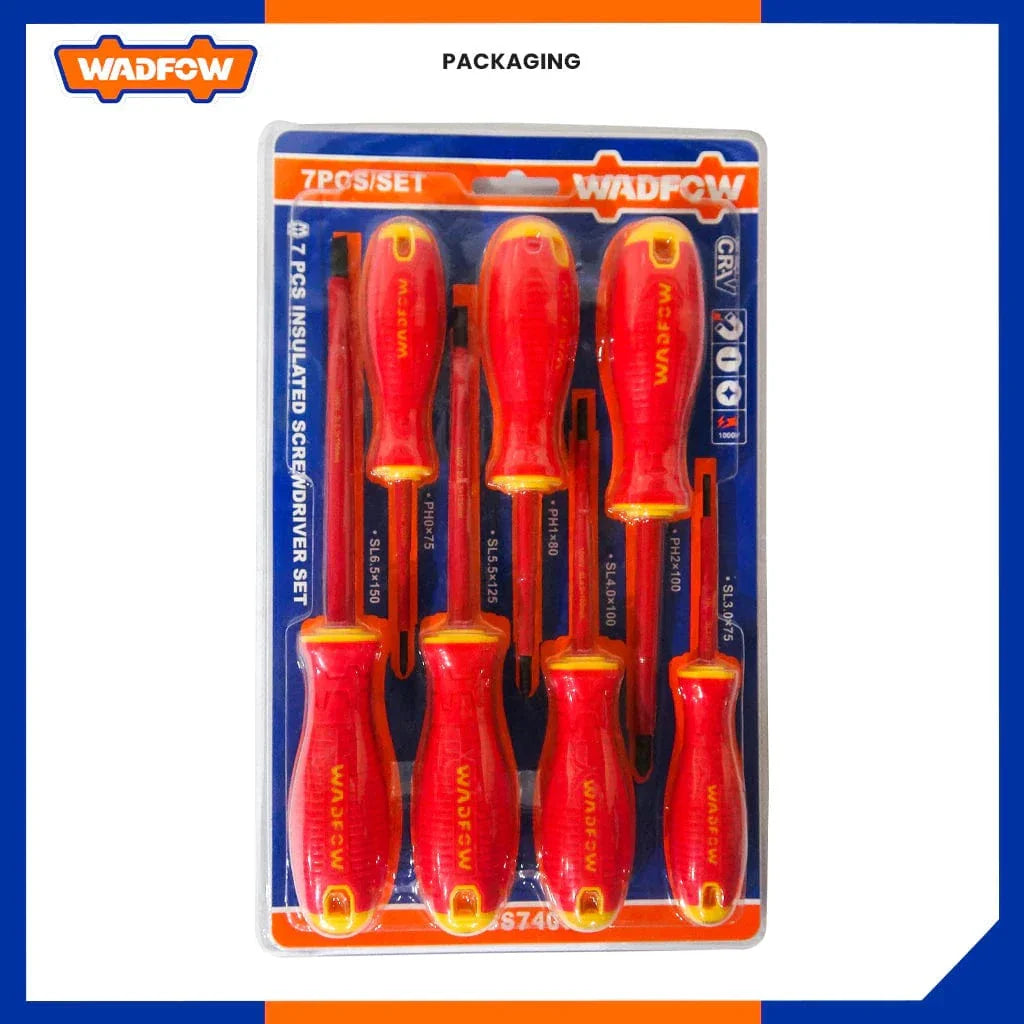 Wadfow 7-Piece Insulated Screwdriver Set