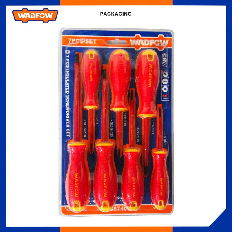 Wadfow 7-Piece Insulated Screwdriver Set