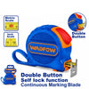 Wadfow Steel Measuring Tape 10 m × 25 mm – WMT2250