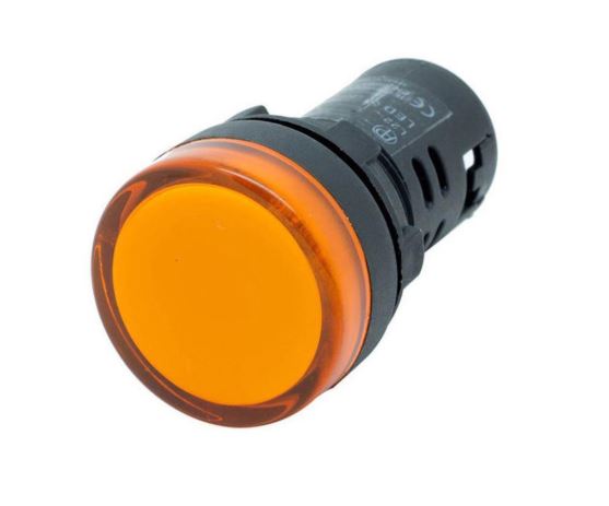 Pilot Lamp 220VAC Yellow AD16-22DS